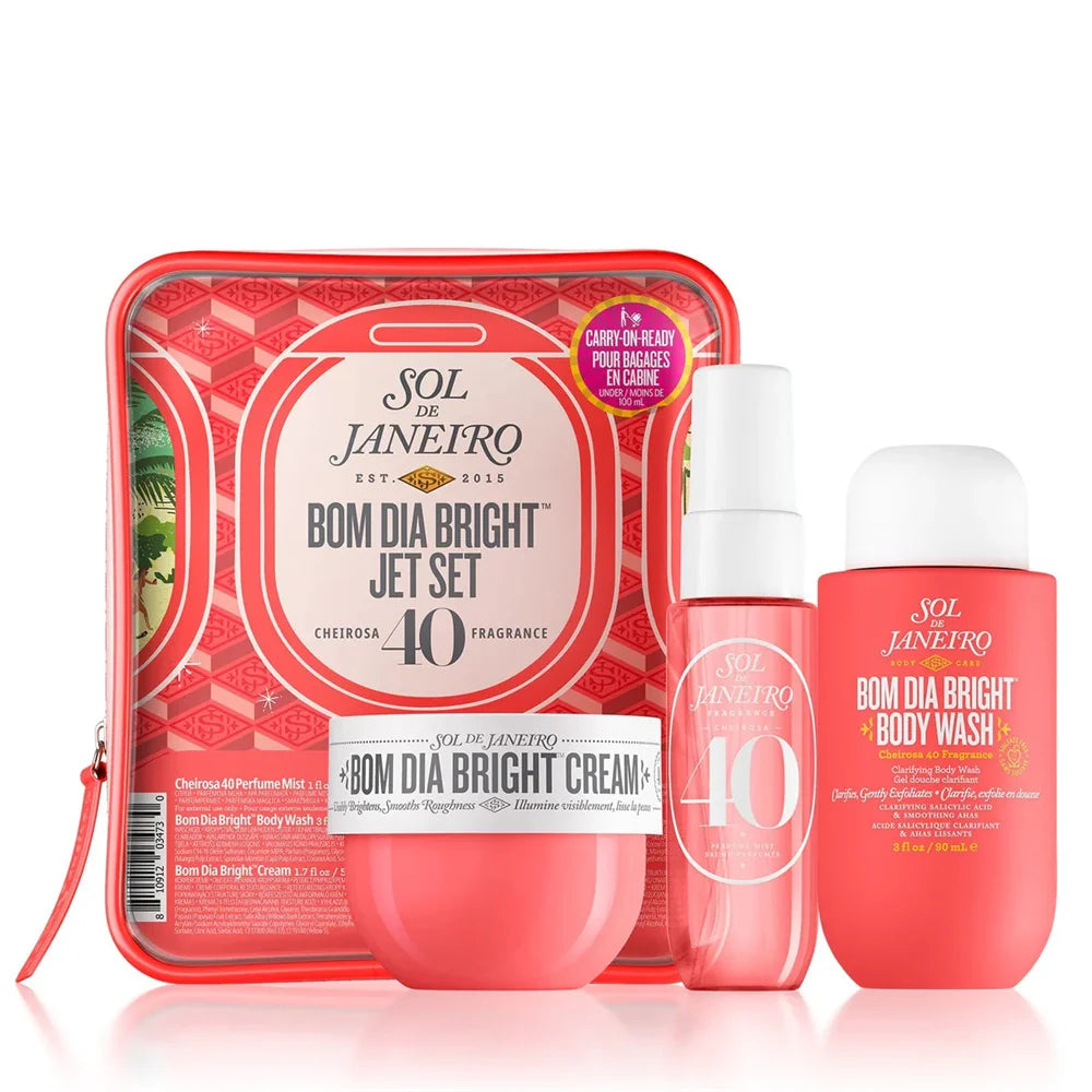 Sol de Janeiro Perfume Mist & Body Care Gift Set (62, 68, 59, 40 Options) | 30ml Mist, 90ml Shower Oil & 50ml Body Butter
