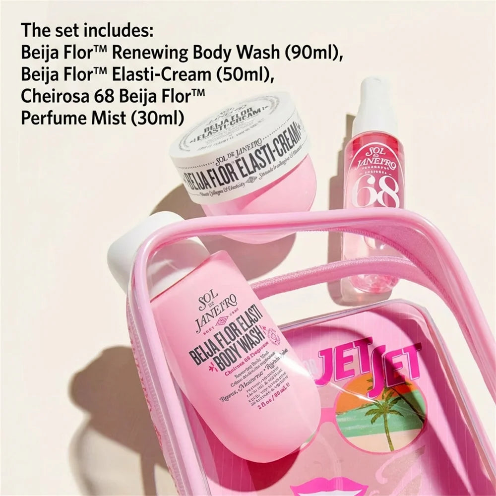 Sol de Janeiro Perfume Mist & Body Care Gift Set (62, 68, 59, 40 Options) | 30ml Mist, 90ml Shower Oil & 50ml Body Butter