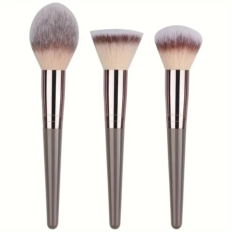 Premium Soft Fluffy Makeup Brush Set (3–20 Pcs) | Foundation, Eyeshadow & Kabuki Brushes