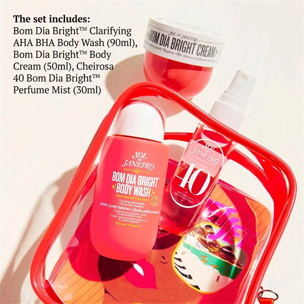 Sol de Janeiro Perfume Mist & Body Care Gift Set (62, 68, 59, 40 Options) | 30ml Mist, 90ml Shower Oil & 50ml Body Butter