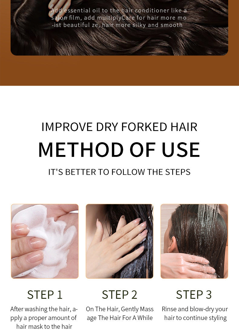 Ginger Keratin Hair Treatment Mask – Fast-Acting Restorative Cream for Soft & Shiny Hair