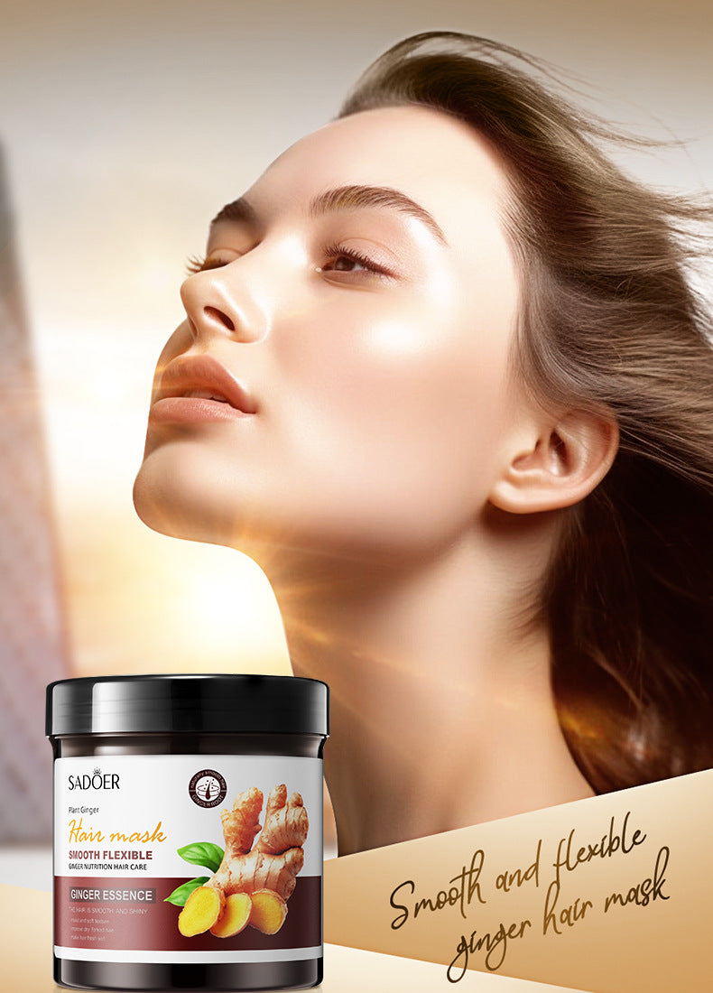 Ginger Keratin Hair Treatment Mask – Fast-Acting Restorative Cream for Soft & Shiny Hair