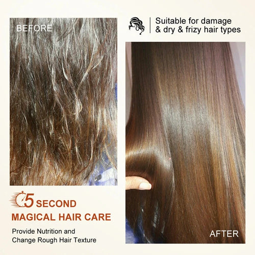 120ml Magical Keratin & Argan Oil Hair Mask – 5-Second Hydrating Treatment for Damaged Hair