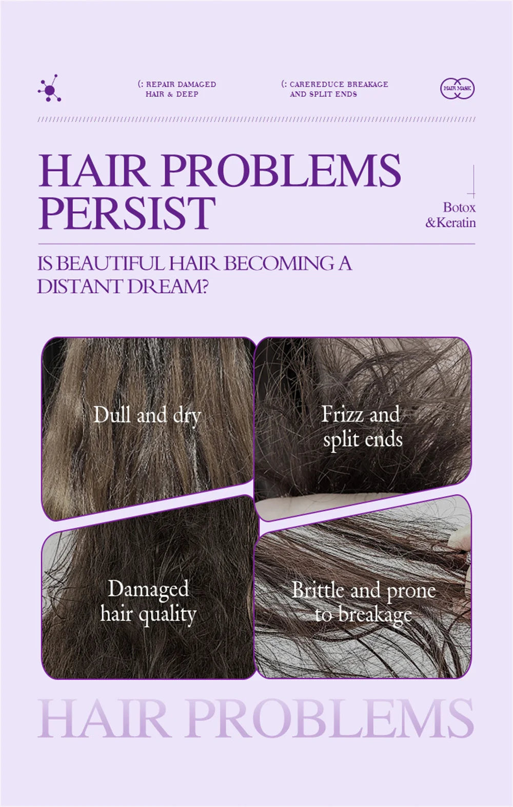 Magical Keratin Hair Mask | 5-Second Repair for Damaged & Frizzy Hair