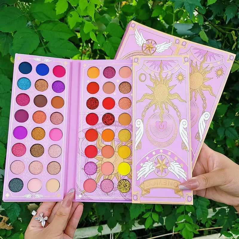 Neon Eyeshadow Palette Make Up with 96 Color Plate Shimmer Matte