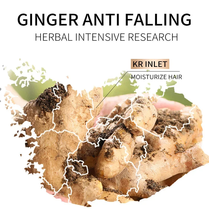 Ginger Keratin Hair Treatment Mask – Fast-Acting Restorative Cream for Soft & Shiny Hair