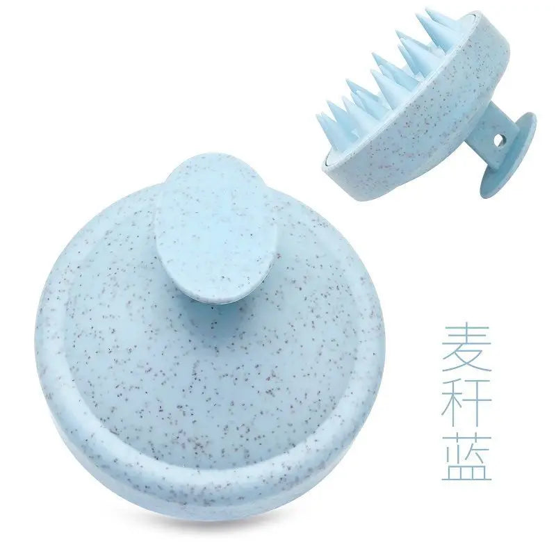 Soft Silicone Scalp & Body Massager – Deep Cleansing Shower Scrubber with Easy-Grip Handle