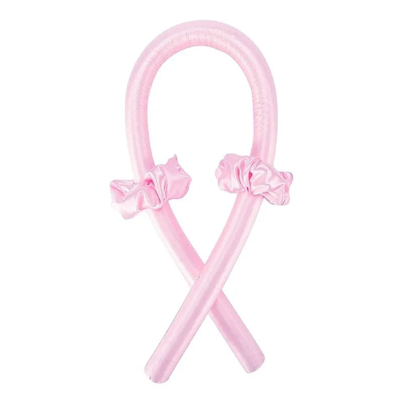 Heatless Curling Rod Night Cap & Headband Set | Soft Sleep Curlers for Heat-Free Waves