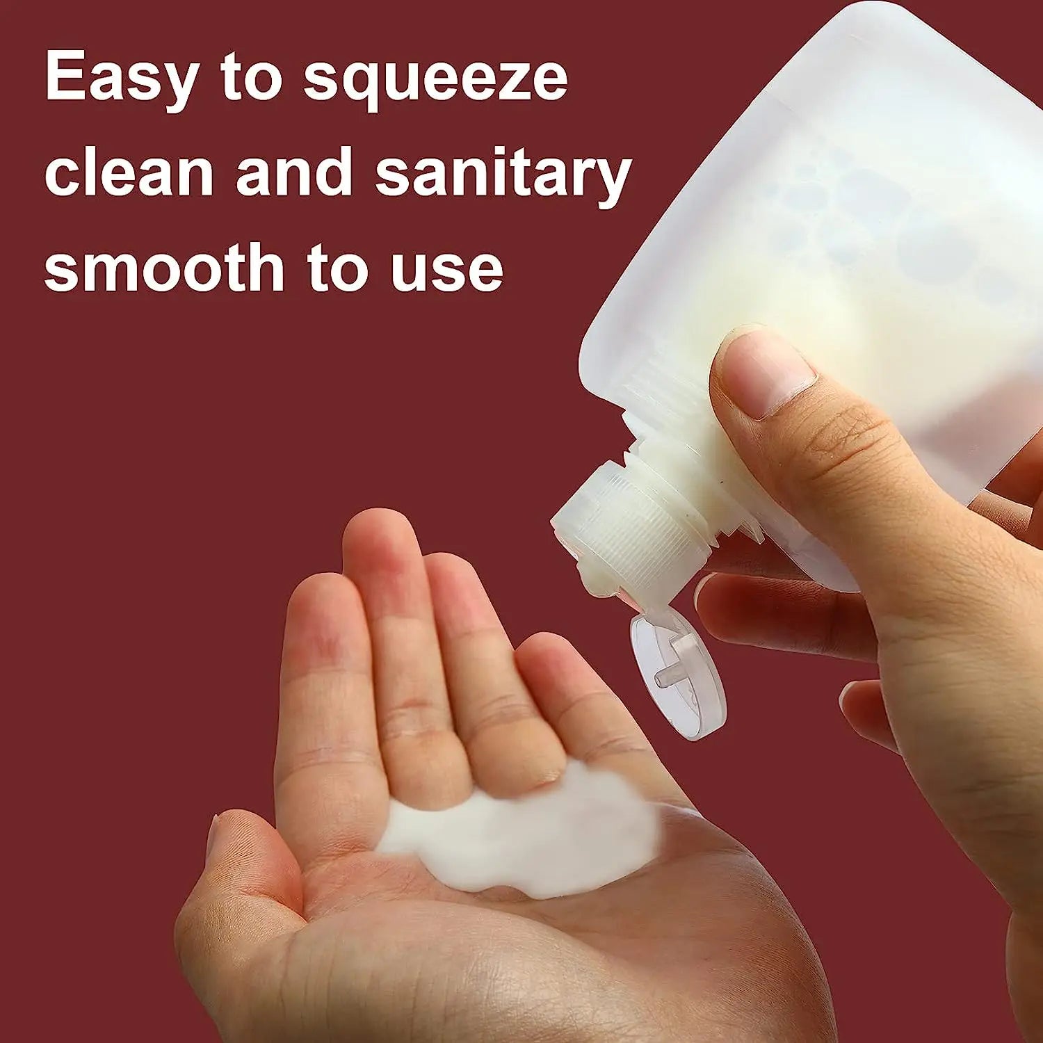 Thickened Refillable Travel Lotion Pouches – Leak-Proof Portable Cosmetic & Shampoo Squeeze Bags