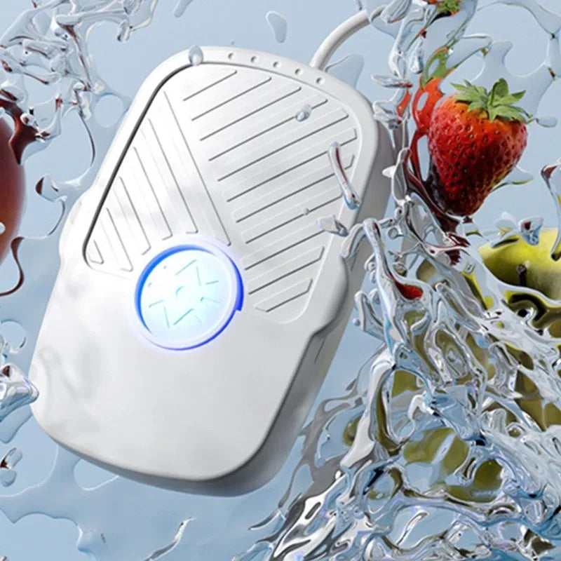 Ultrasonic Produce & Fruit Washer – IPX7 Waterproof Kitchen Cleaning Machine