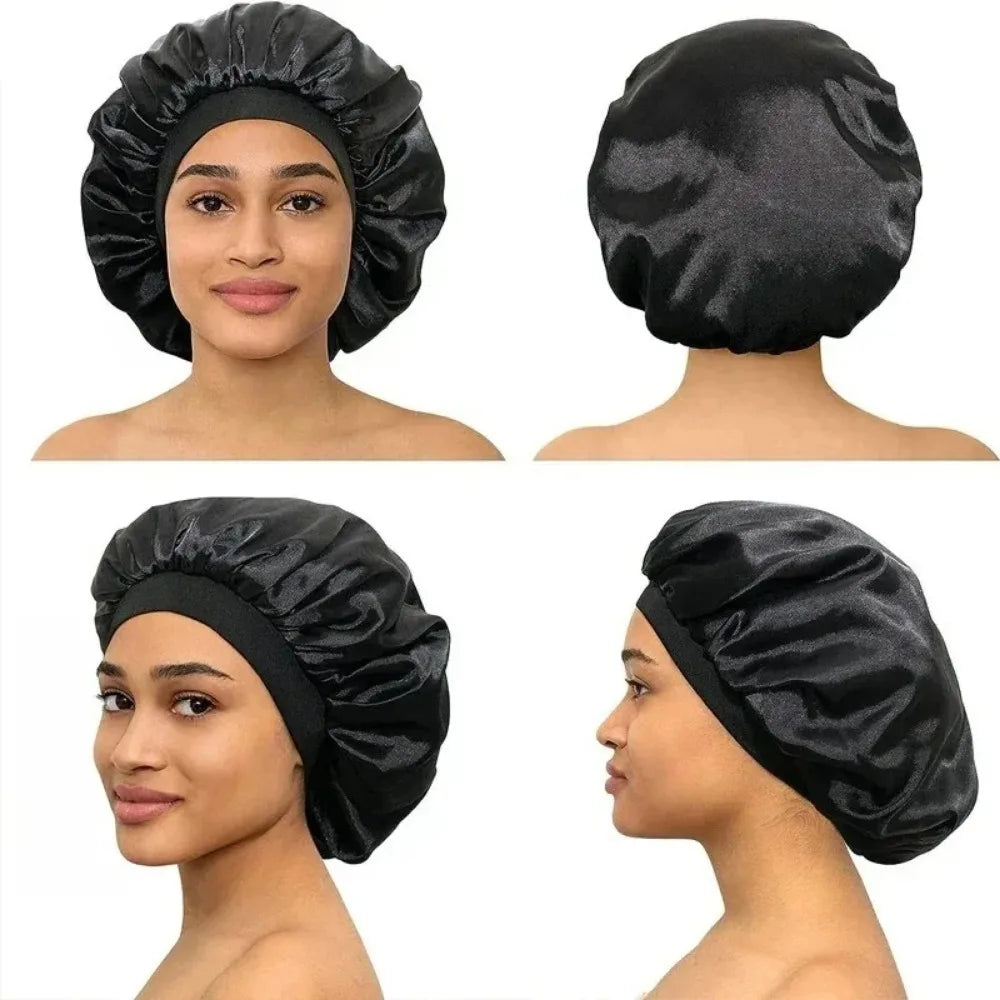 Heatless Curling Rod Night Cap & Headband Set | Soft Sleep Curlers for Heat-Free Waves