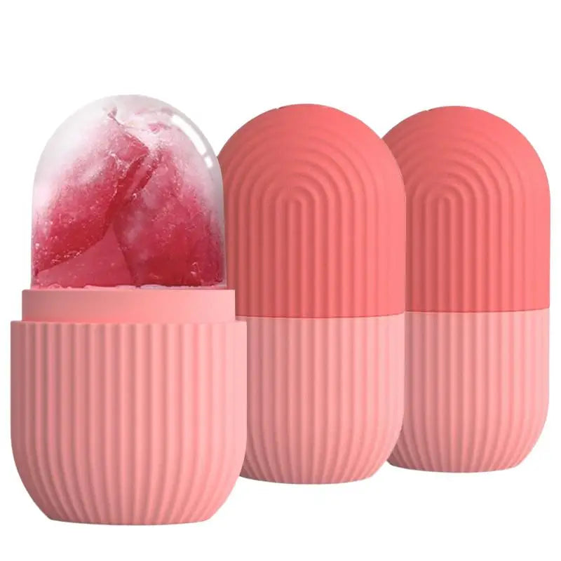 Silicone Ice Facial Roller for Reusable Skincare Treatment