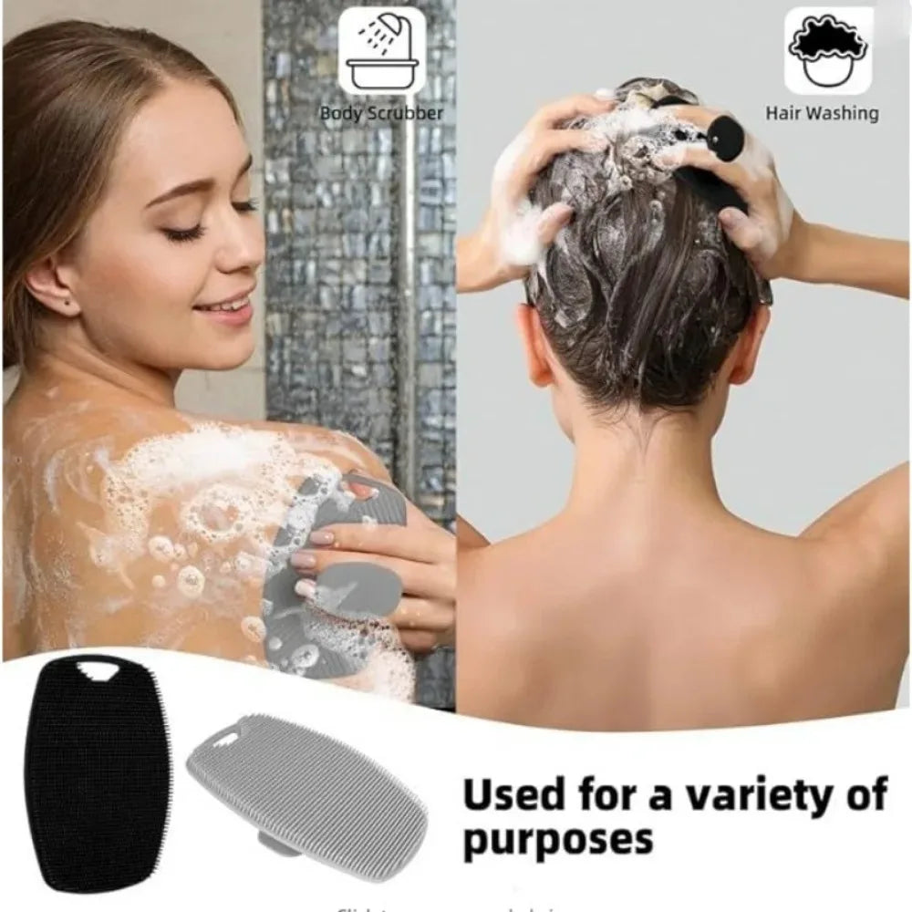 Gentle Exfoliating Silicone Body Scrubber – The Easy-Clean Spa Brush for Smoother, Radiant Skin
