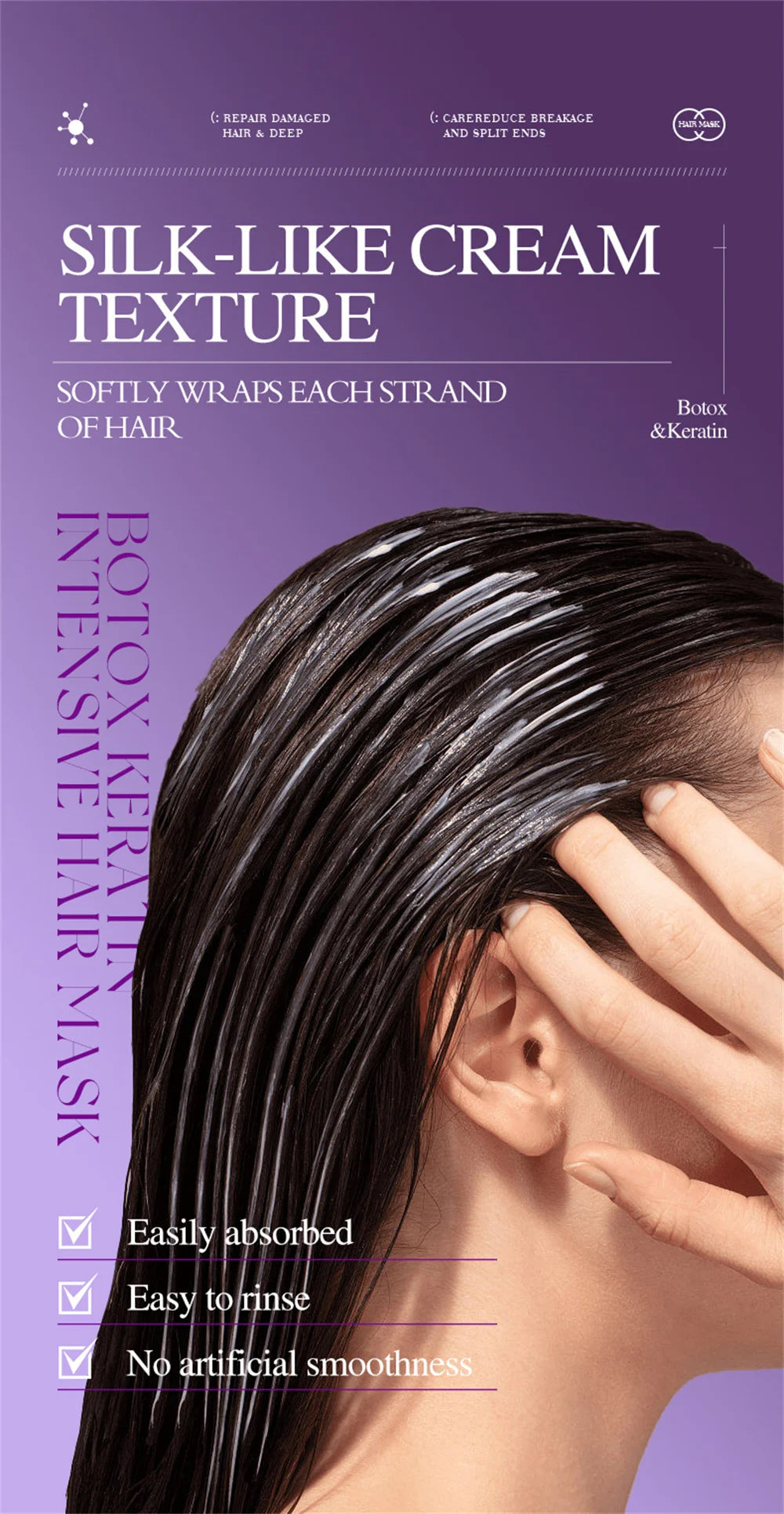 Magical Keratin Hair Mask | 5-Second Repair for Damaged & Frizzy Hair