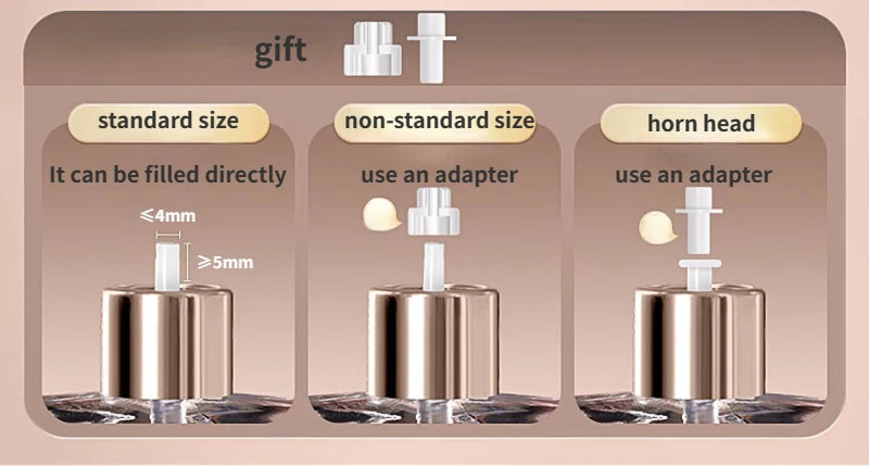 5ml Mini Portable Bottom-Fill Refillable Perfume Atomizer | Travel Spray Bottle