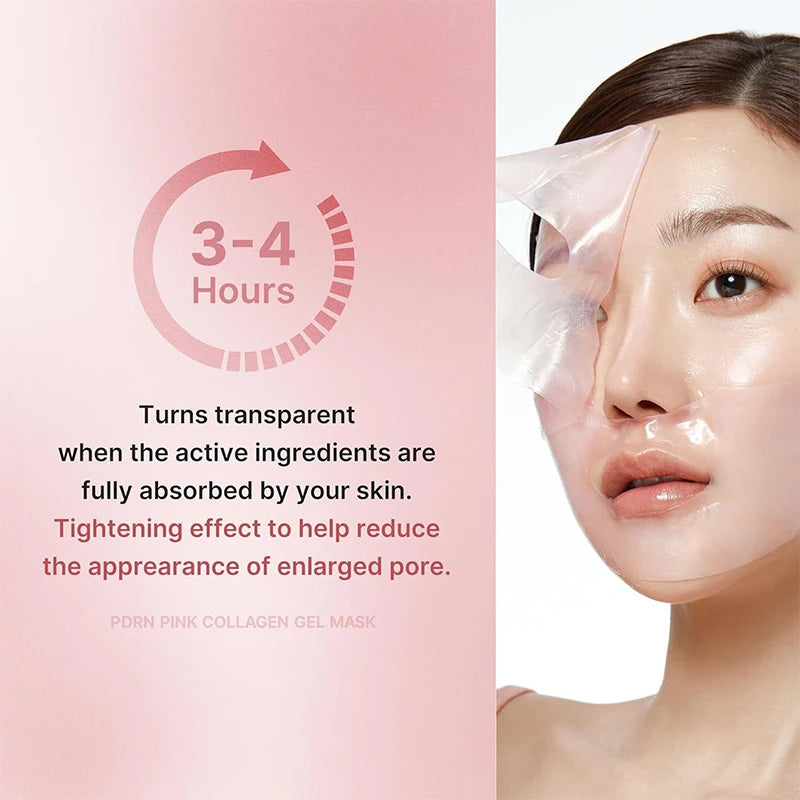 Pink Salmon Powder Collagen Hydrogel Mask – Deep Hydration & Firming Anti-Aging Care