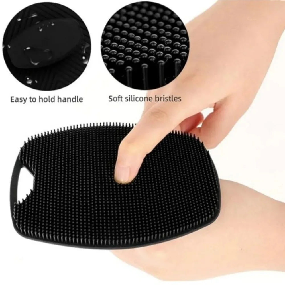 Gentle Exfoliating Silicone Body Scrubber – The Easy-Clean Spa Brush for Smoother, Radiant Skin