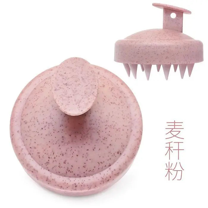 Soft Silicone Scalp & Body Massager – Deep Cleansing Shower Scrubber with Easy-Grip Handle