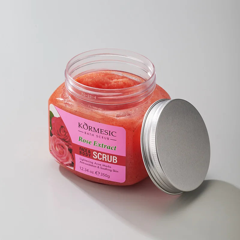 Turmeric Deep Cleansing Facial & Body Scrub Cream – Moisturizing Exfoliant (Unisex)