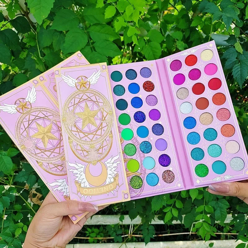 Neon Eyeshadow Palette Make Up with 96 Color Plate Shimmer Matte
