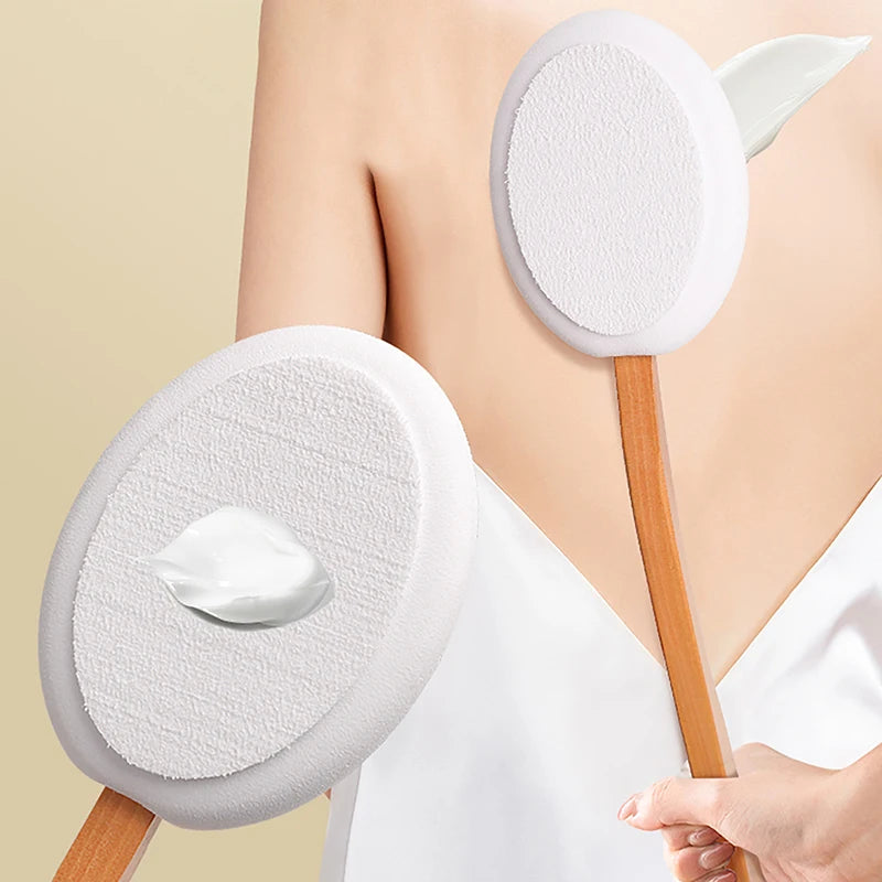 Premium Ergonomic Wooden Back Lotion Applicator  Easy Reach Applicator Wand for Back & Legs