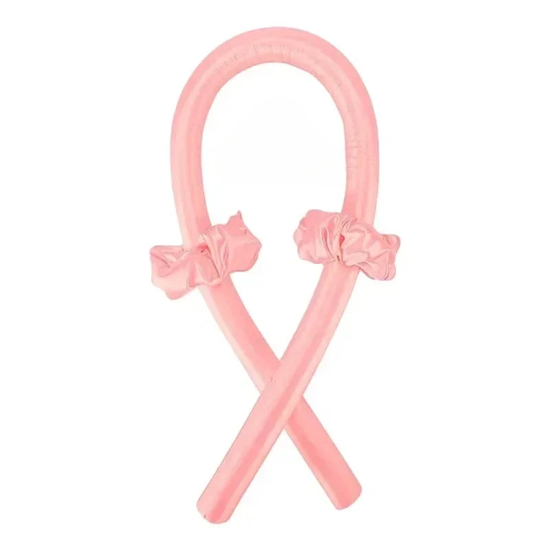 Heatless Velvet Hair Curling Rod Headband Set | Soft No-Heat Overnight Ribbon Curler