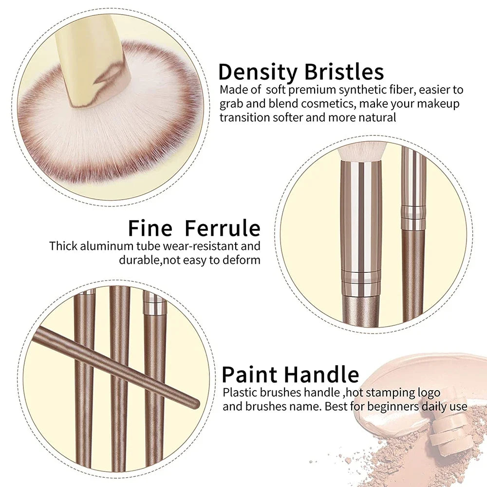 Velvet Touch 20-Piece Master Makeup Brush Set