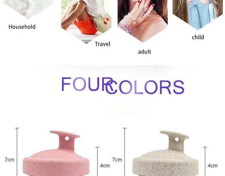 Soft Silicone Scalp & Body Massager – Deep Cleansing Shower Scrubber with Easy-Grip Handle