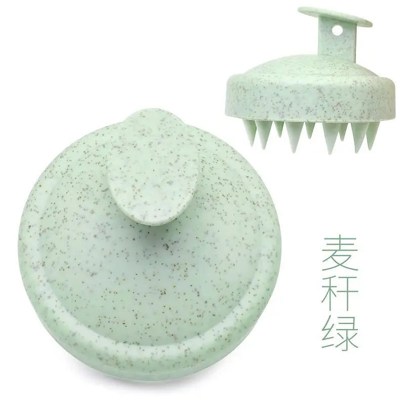 Soft Silicone Scalp & Body Massager – Deep Cleansing Shower Scrubber with Easy-Grip Handle