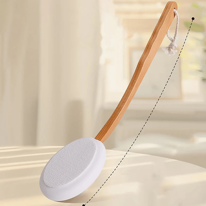 Premium Ergonomic Wooden Back Lotion Applicator  Easy Reach Applicator Wand for Back & Legs