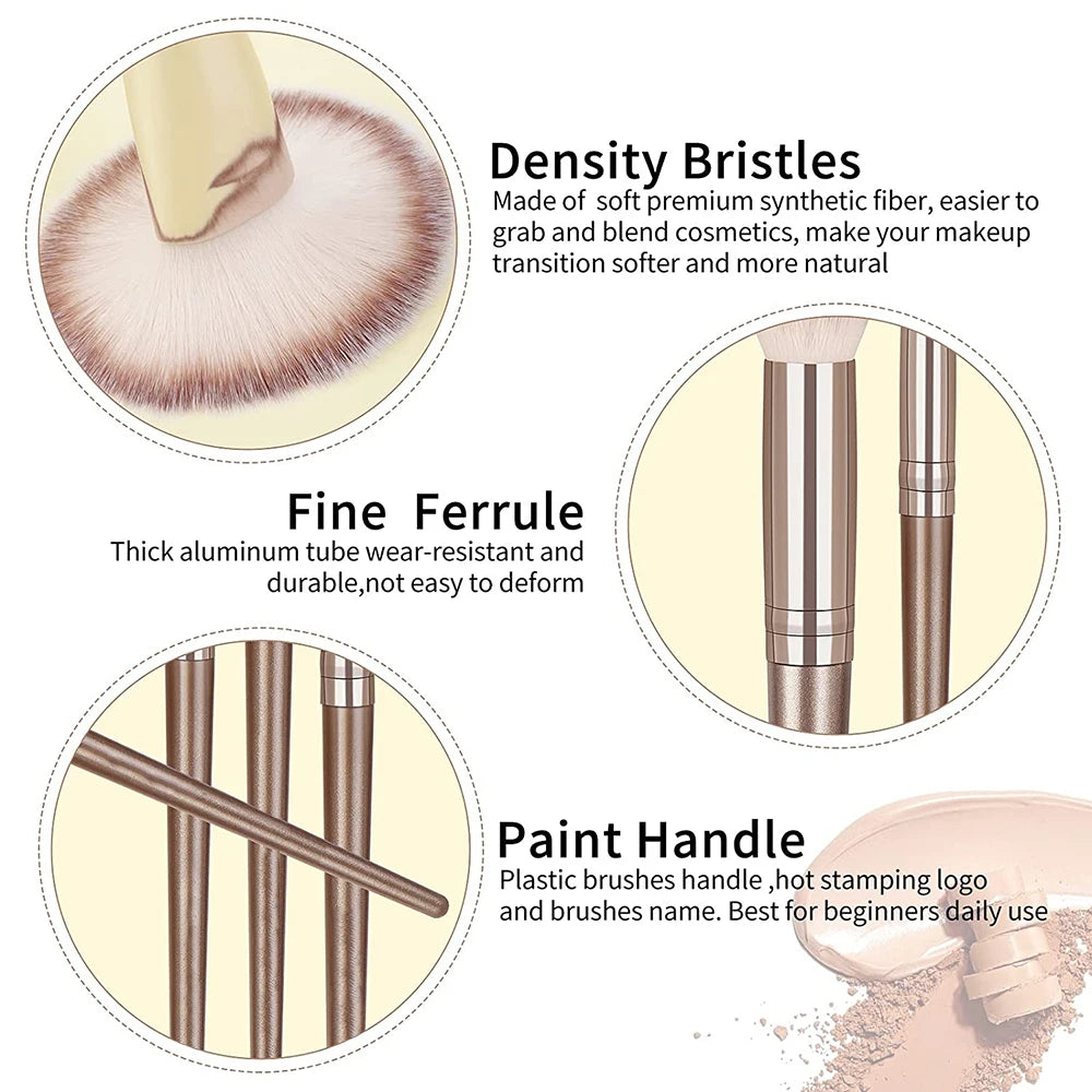 Velvet Touch 20-Piece Master Makeup Brush Set