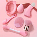 All-in-One Facial Cleansing & Makeup Tool Set | Silicone Face Brush, Cleansing Bowl & Sponge