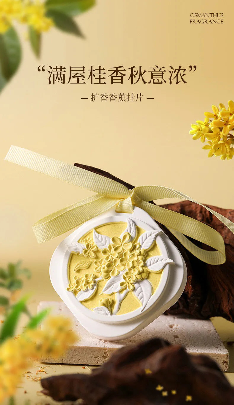Minimalist Hanging Fragrance Diffuser | Air Freshener Pendant for Car, Closet & Home