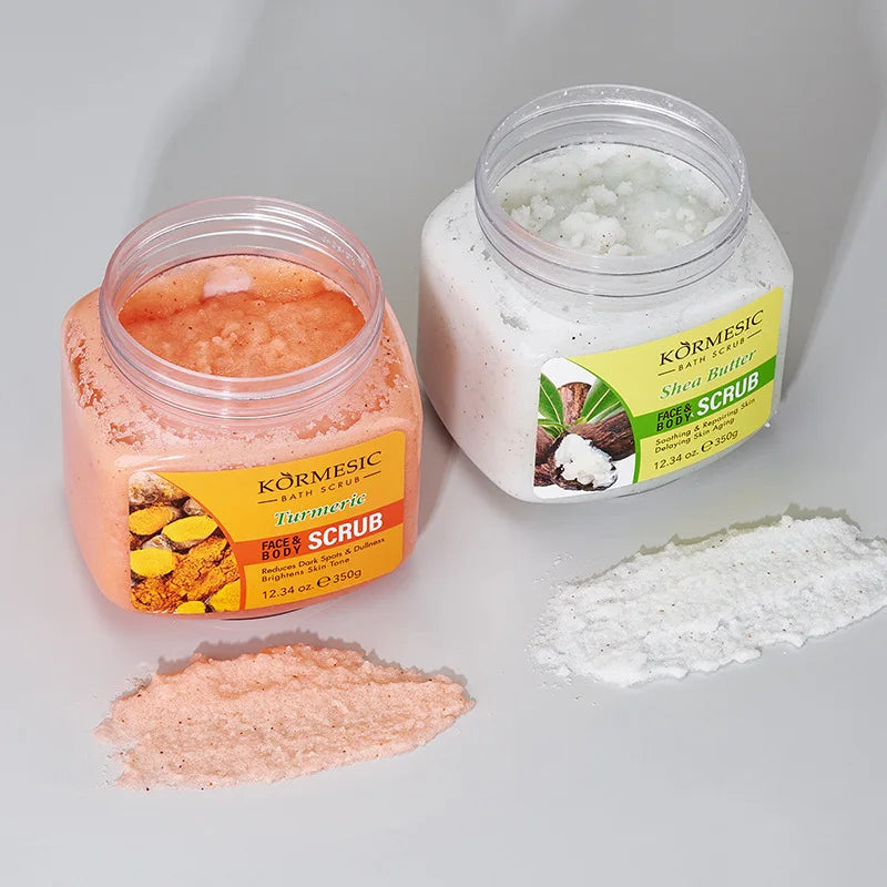Turmeric Deep Cleansing Facial & Body Scrub Cream – Moisturizing Exfoliant (Unisex)