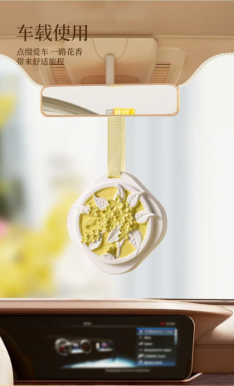 Minimalist Hanging Fragrance Diffuser | Air Freshener Pendant for Car, Closet & Home