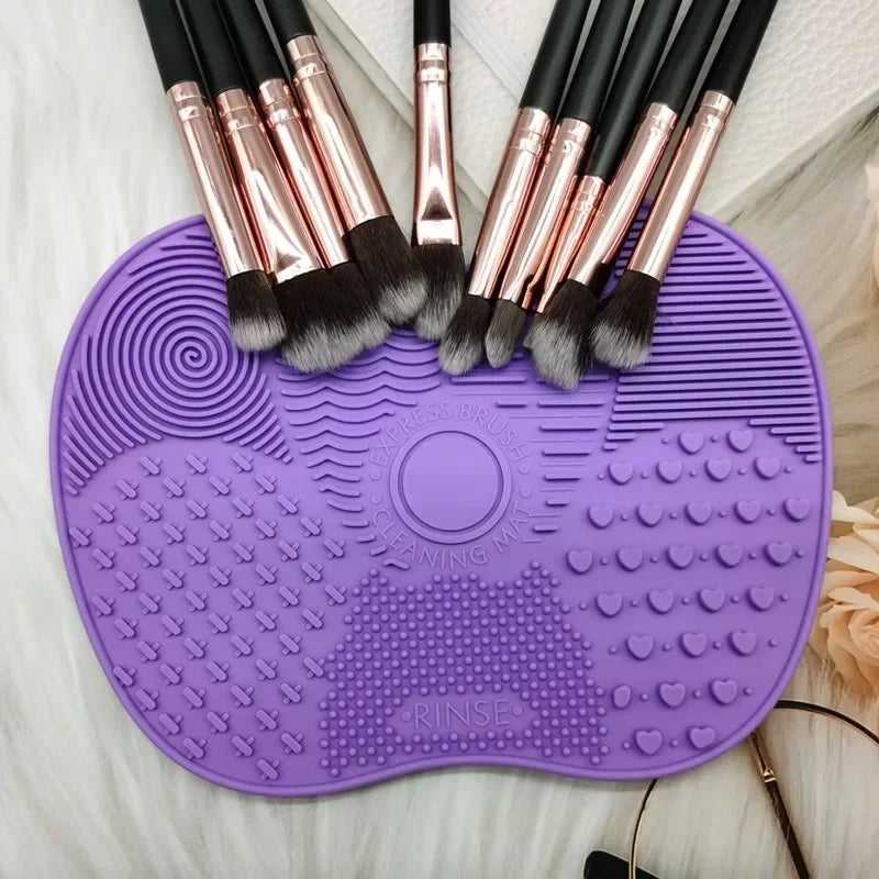 Colorful Silicone Makeup Brush Cleaner Mat