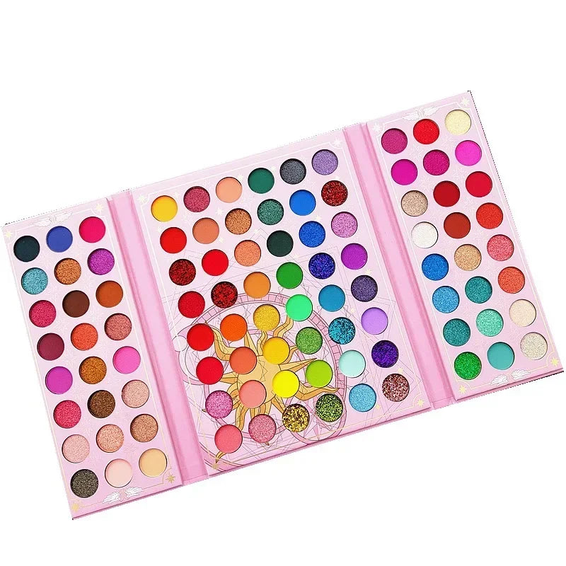 Neon Eyeshadow Palette Make Up with 96 Color Plate Shimmer Matte