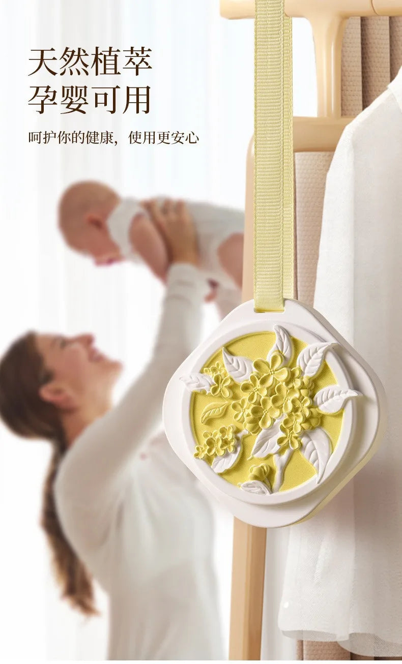 Minimalist Hanging Fragrance Diffuser | Air Freshener Pendant for Car, Closet & Home