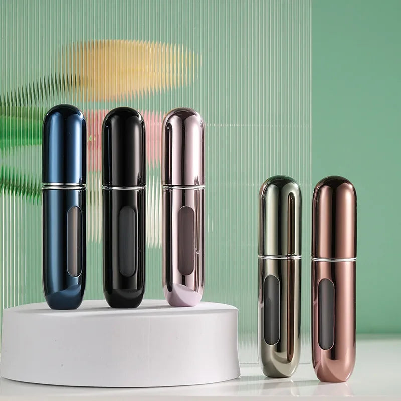5ml Mini Portable Bottom-Fill Refillable Perfume Atomizer | Travel Spray Bottle