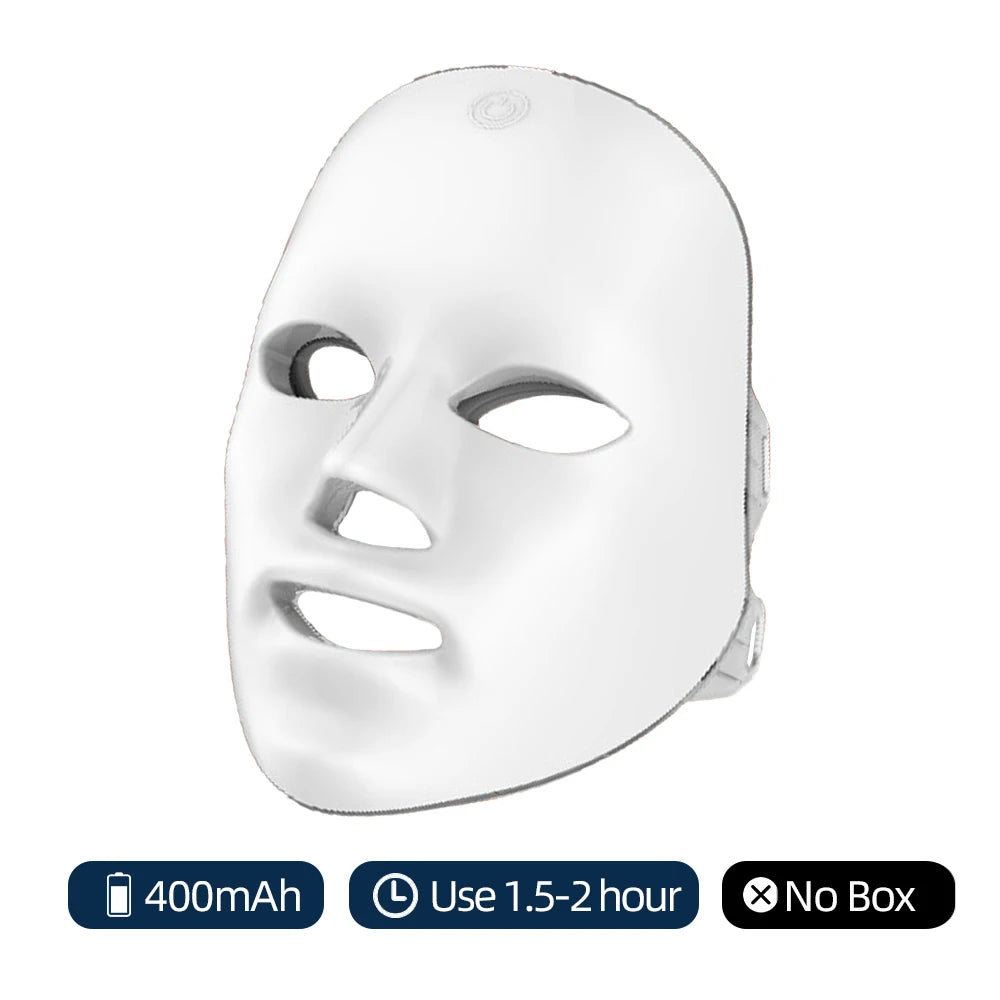 Wireless 7-Color LED Light Therapy Face Mask | Photon Skin Rejuvenation Tool