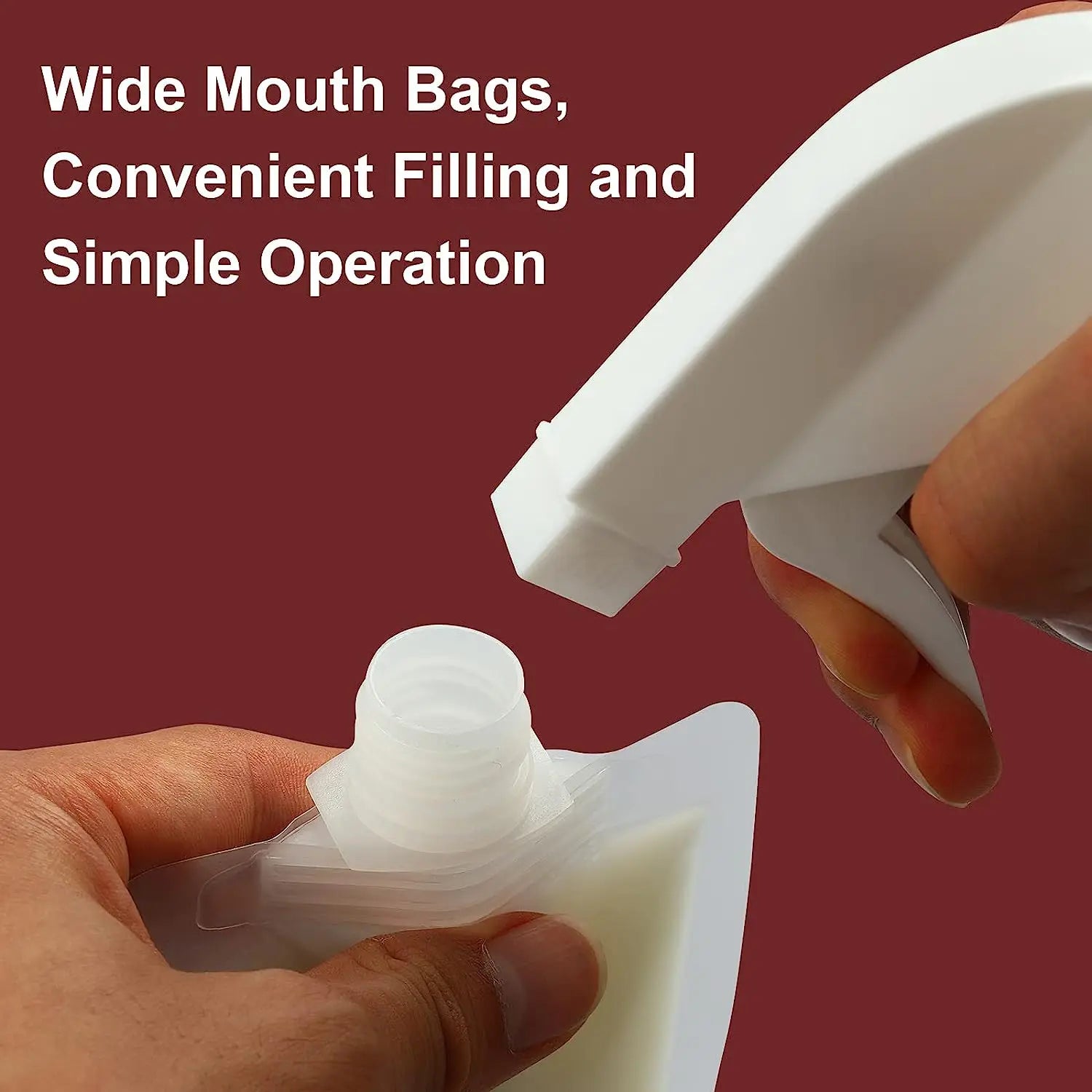 Thickened Refillable Travel Lotion Pouches – Leak-Proof Portable Cosmetic & Shampoo Squeeze Bags