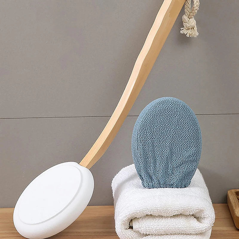 Premium Ergonomic Wooden Back Lotion Applicator  Easy Reach Applicator Wand for Back & Legs