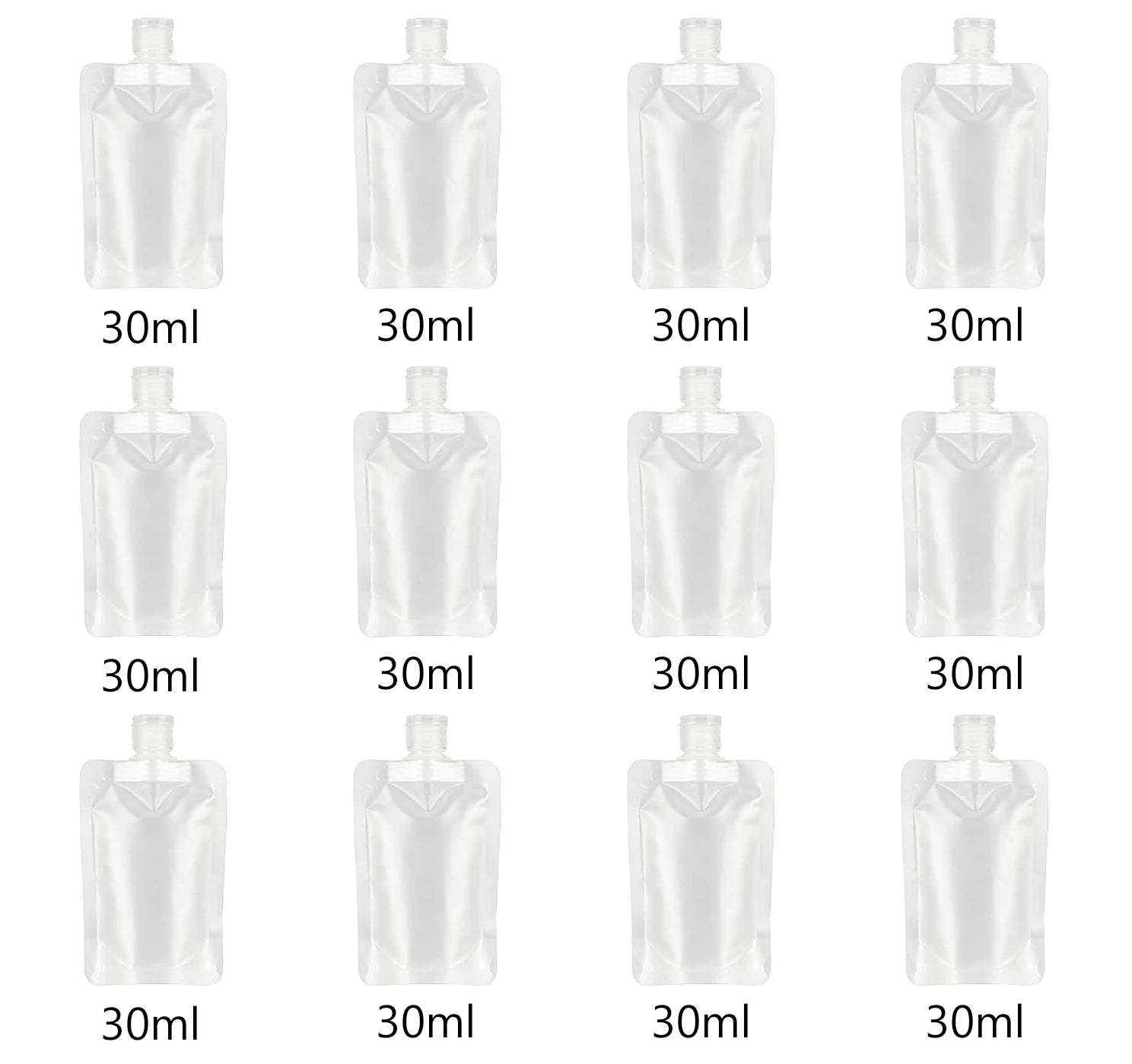 Thickened Refillable Travel Lotion Pouches – Leak-Proof Portable Cosmetic & Shampoo Squeeze Bags