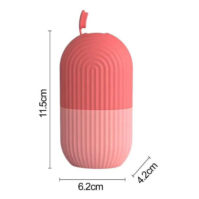 Silicone Ice Facial Roller for Reusable Skincare Treatment