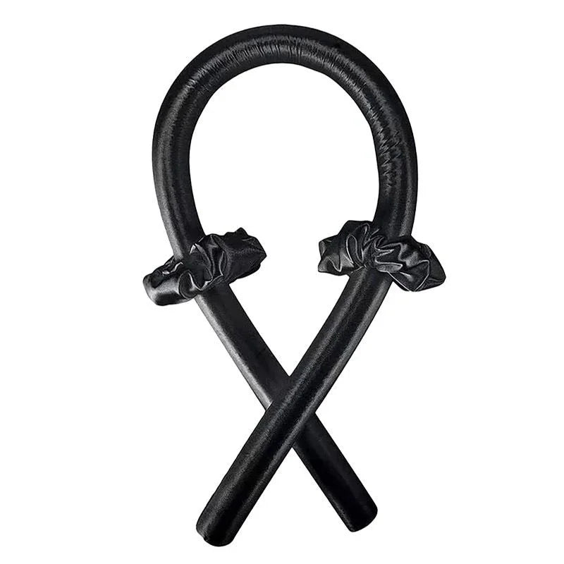 Heatless Curling Rod Night Cap & Headband Set | Soft Sleep Curlers for Heat-Free Waves