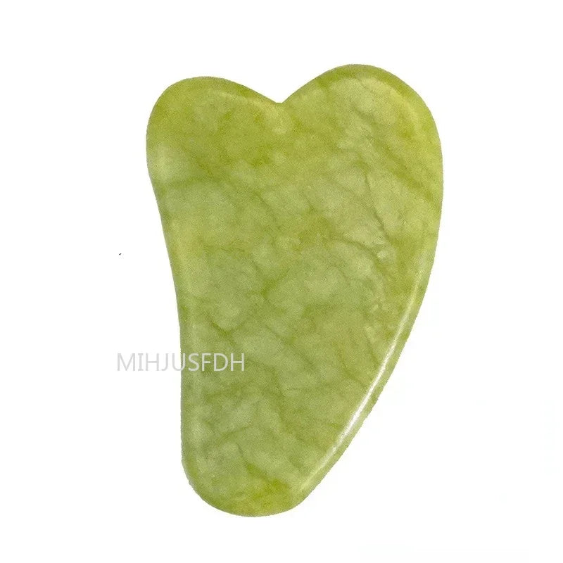 Natural Jade Roller & Gua Sha Set | Facial Massager & Anti-Wrinkle Lifting Tools