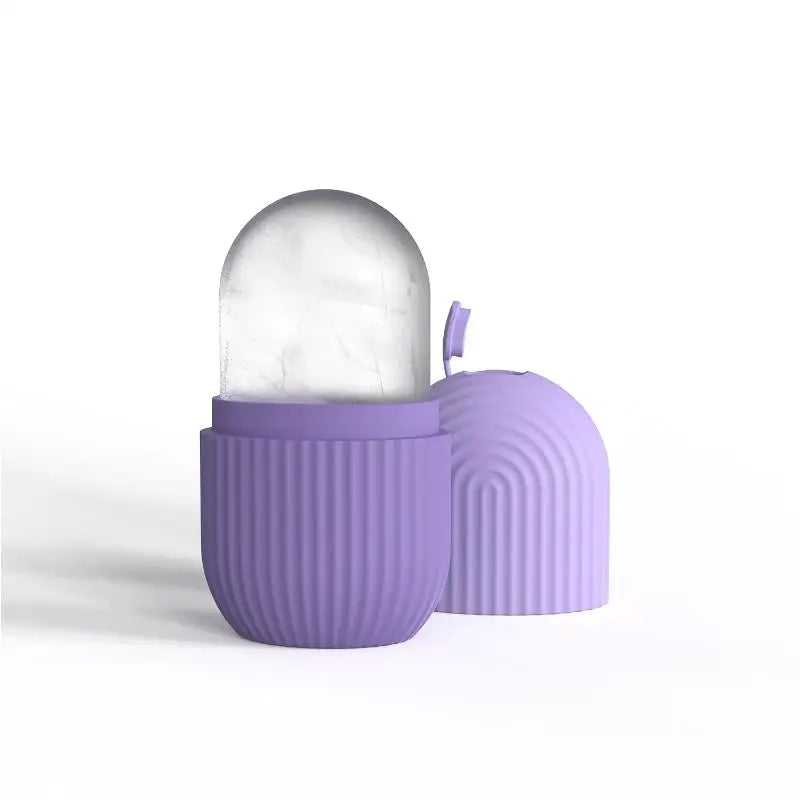 Silicone Ice Facial Roller for Reusable Skincare Treatment
