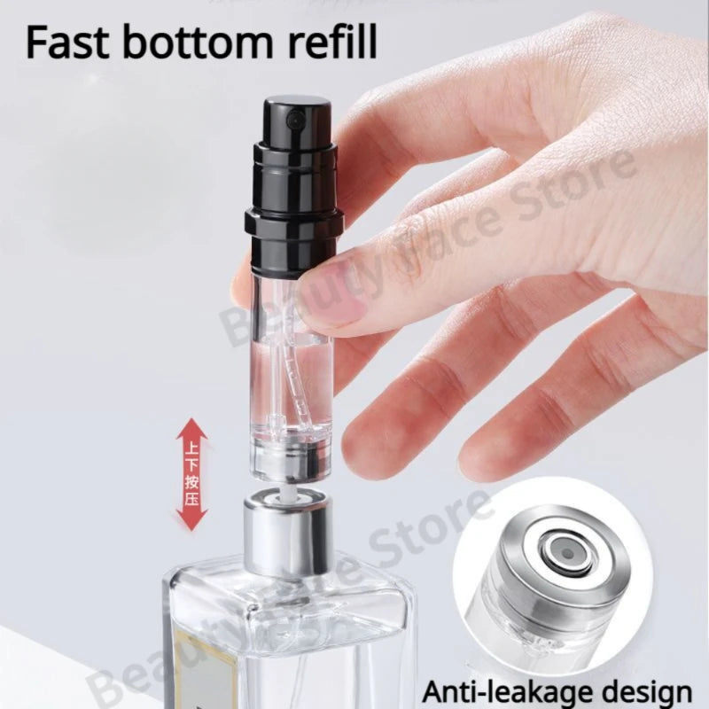 5ml Mini Portable Bottom-Fill Refillable Perfume Atomizer | Travel Spray Bottle