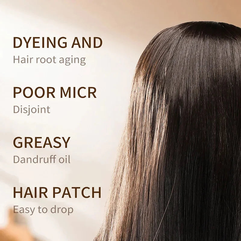 Ginger Keratin Hair Treatment Mask – Fast-Acting Restorative Cream for Soft & Shiny Hair