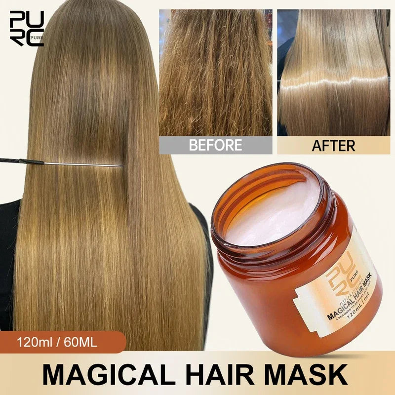 120ml Magical Keratin & Argan Oil Hair Mask – 5-Second Hydrating Treatment for Damaged Hair